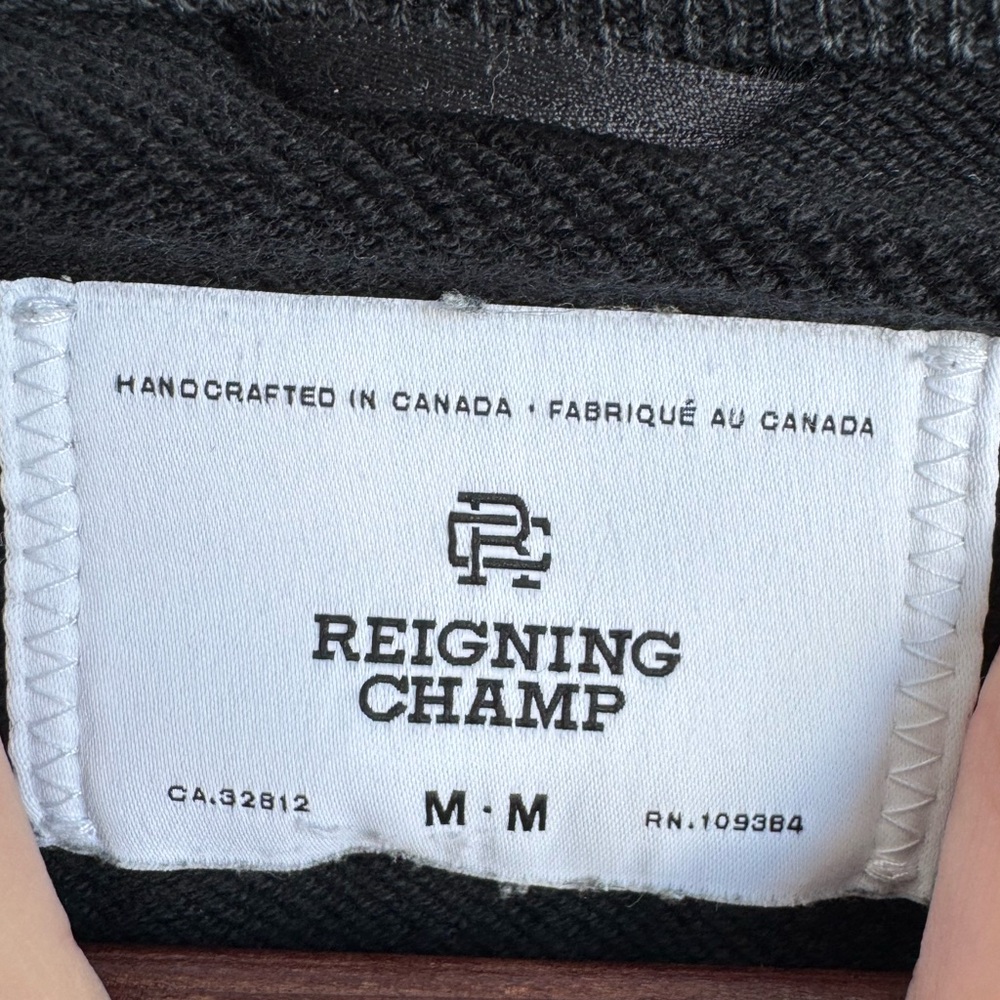 Reigning Champ Autograph Relaxed Midweight‎ Terry Crewneck Sweater Men Medium - Picture 2 of 8